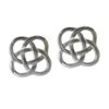 Arranview Jewellery Silver Celtic Design Round Stud Earring (8mm) - 925 Sterling Silver