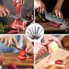 10PCS Kitchen Chef Knife Set Stainless Steel Damascus Pattern Professional+ Box
