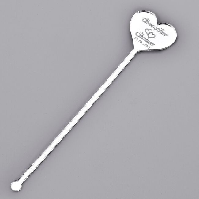 100PCS Personalized Engraved Stir Sticks Etched Drink Stirrers Bar Stir  Sticks Swizzle Acrylic Table Tag Baby Shower Decor