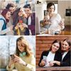 4 Pack Multi function Cellphone Stand Bohemian Style Foldable Holder Grip for Smartphones and Tablets