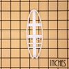 Surfboard cookie cutter, 1 piece - Bakerlogy
