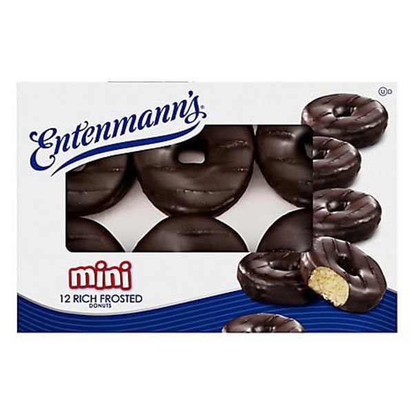 Entenmann's Mini Donuts Rich Frosted - 12 Ct