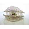 Lite gray iredescent marbled acrylic hair claw clip
