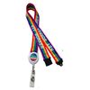 20mm Rainbow Badge Reel Key Worker Neck Lanyard,