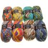 OPAL Hundertwasser I - Sockenwolle SET 8 x 100g