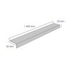 Stair Nosing Profile "Thin Line" 50 mm (5 cm x 100 cm, public)