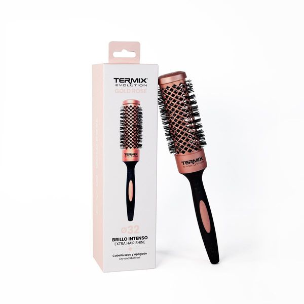 Professional Round Brush Termix Evolution Gold Pink Ø32