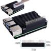 GeeekPi Raspberry Pi 4 Passive Cooling Case, Raspberry Pi Armor Case, Raspberry Pi 4 Aluminum Alloy Case, Perfect for Raspberry Pi 4 Model B