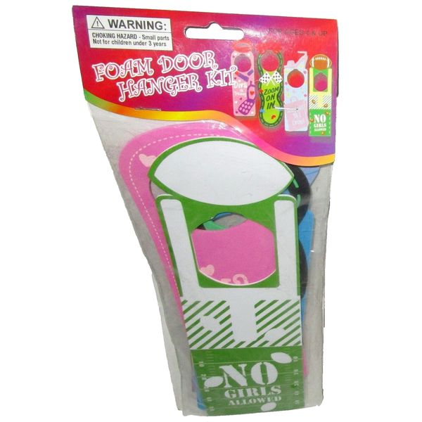 KIDS Foam Door Hanger Craft Kit ~4 Themes