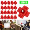 20 Pcs Automatic Waterer Poultry Drinker Device Chicken Duck Geese Quail Feeder