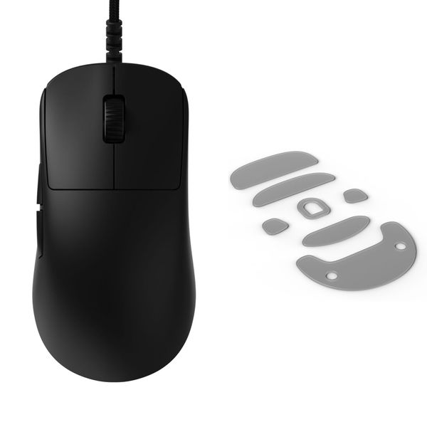 ENDGAME GEAR OP1 8K Wired Gaming Mouse, 8000 Hz, Polling, PixArt PAW3395 Sensor, Kailh GX Switch, OP1, 8K Mouse Skate (PTFE) Set, Genuine Japanese Product, Black EGG-OP1-8K-BLK-JP