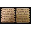 BRIDLE PLATE BROW XXSM SADDLE Solid Brass Custom Engraved 2" x 3/8" Name Plates
