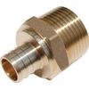 (6)-SharkBite 3/4 In. CF x 1 In. Brass PEX Adapter UC139LFA