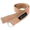 ProSource Yoga Strap with Metal D-Ring, Beige