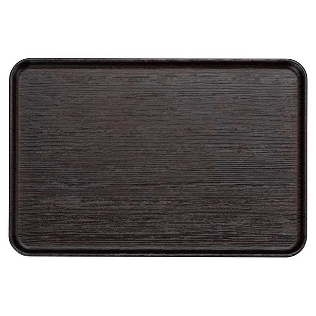 Showa NH home 4979535 Rectangular Tray, 14.2 inches (36 cm), Dark Brown, Made in Japan, Lightweight, Crack-resistant