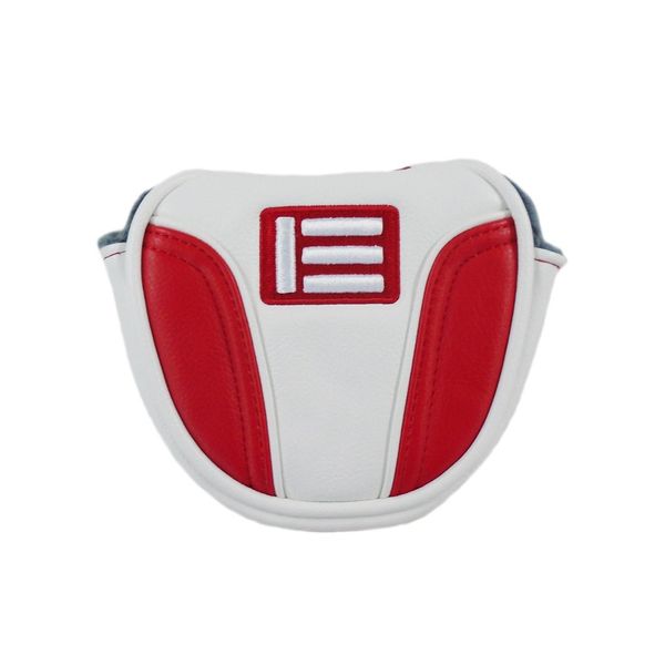 evnroll New Red/White Magnetic Small Mallet Putter Headcover