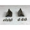 2 Door Hinges Schlage Brass w/ screws 3.5" x 3.5"