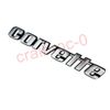 New 1 Pc Chrome Corvette Rear Bumper Emblems For 1976 -1979 C3 Badges