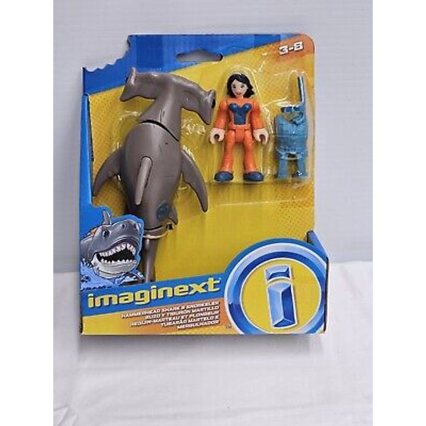 IMAGINEXT Hammerhead Shark & Snorkeler Figure , NEW  SHARK PATROL