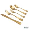Elyon Tableware 20-Piece Flatware Matte Gold Set, Service For 4