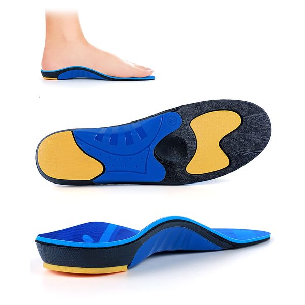 TOPSOLE Orthopädische Einlegesohlen Fersensporn Einlagen Schuhe Komfort Arch Support Insoles Schuheinlagen bei Plantarfasziitis,Plattfuß,Hallux Valgus, Einlegesohlen Arbeitsschuhe Für Herren & Damen