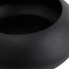 Creative Co-Op Minimalist Round Mango Wood Bowl, Black