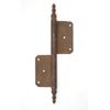 Antique 9.625 x 4.25 Cast Iron Steeple Tips Door Hinges