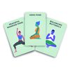 Gift Republic 100 Yoga Poses Cards, Green, One Size