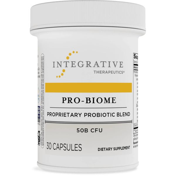 Integrative Therapeutics - Pro-Biome 50B CFU - Proprietary Probiotic Blend - 30 Capsules