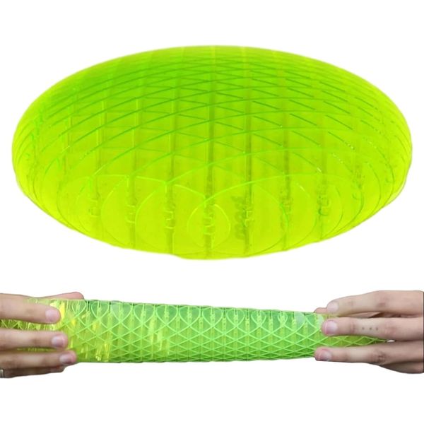 Fidget Worm Toy, Worm Big Fidget Toy Green Popping Worm Stretchy Toys Stress Relief Toys Executive Desk Toys for Adults & Kids ADHD (Green, Small)