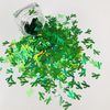 1 Pack 10g Green Plant Flower Tree Plum Bosom Cactus Nail Decoration Shaped Sequins Nail Supplies Holiday Gift Decor Figure Model Decor DIY Handmade Decoration Accessories -Cactus LB600