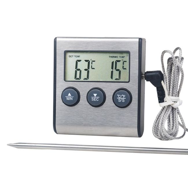 Waterproof Thermometer Hybrid Probe Replacement for Digital Cooking Food Meat  Thermometer