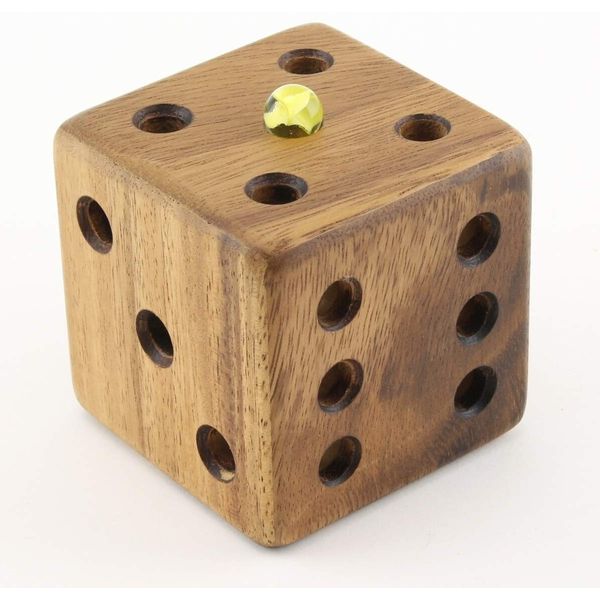 Magic Dice Cube Puzzle Wooden Brain Teaser