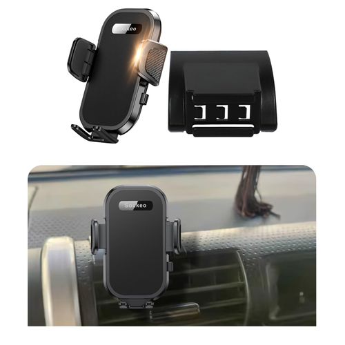 soukeo Upgraded Car Phone Holder Fits for Toyota FJ Cruiser 2007 2008 2009 2010 2011 2012 2013 2014 Auto Accessories,Cradles Adjustable Cell Phone Mount for 4-7 in Phones