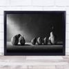 Fingerprint Designs Conceptual Concept Pears Fruits Alignment Black & White Shadow Light Print