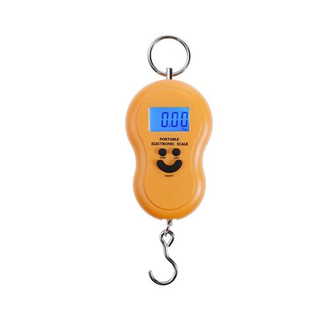 Portable 50Kg 10g Hanging Scale Digital Scale BackLight Electronic Fishing  Weights Pocket Scale Luggage Scales Travel Weighting