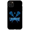 Blaue Lacrosse-Sticks Hülle für iPhone 11 Pro Max