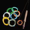 Anglerbasics Fly Line Floating Fishing Stream Weight Forward Yellow WF-7F with Welded Loop