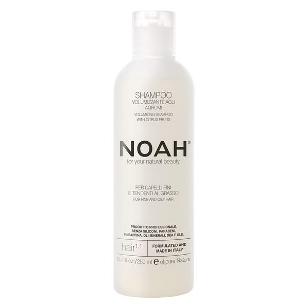 NOAH Natural Volumizing Hair 1.1 Shampoo with Citrus Fruits for Fine and Oily Hair, 250ml