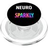 NEURO SPARKLY Bold Typography, Colorful PopSockets PopGrip for MagSafe