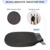 Deep Exfoliating Mitt for Body Scrub. 2 Pack Plant-Based Fiber Exfoliating Gloves - Great for Dead Skin Removal, Keratosis Pilaris, Strawberry Skin and Self Tanning