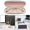 ZTXPRO Eyeglasses Case with Drawstring Pouch and Cleaning Cloth for Glasses - Grey