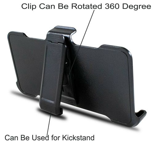 [2 Pack] iPhone 16 (6.1") Replacement Belt-Clip Holster Compatible with Otterbox Defender Series Case