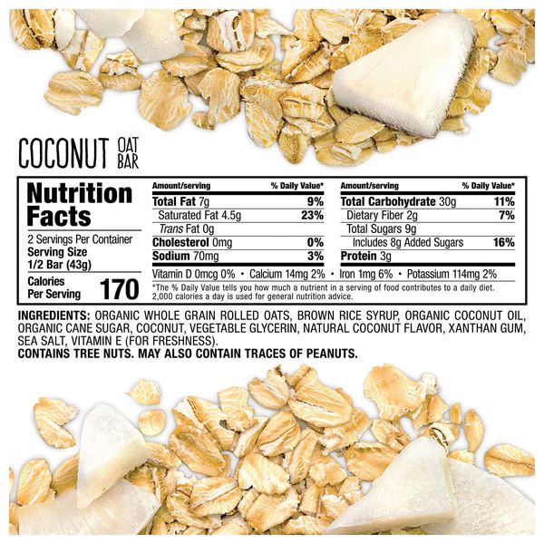 Bobo's Coconut Energy Bars - Delicious Oat Bars Packed with Natural Goodness!