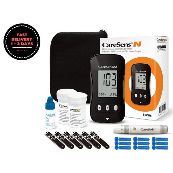 VIP. Kit Prueba Diabetes Medidor De Azucar Sistema Monitor Glucosa En Sangre