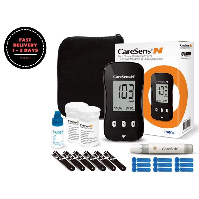 VIP. Kit Prueba Diabetes Medidor De Azucar Sistema Monitor Glucosa En Sangre