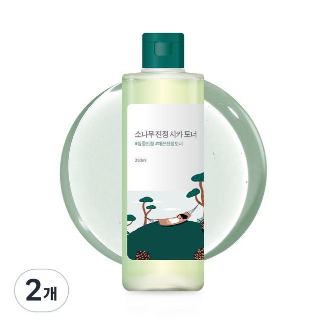 Round Lab Pine Tree Calming Cica Toner