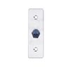 Stainless Steel Push to Exit Button - 12V DC Push to Exit Switch,NO/COM Outputs, Surface Mount Request-to-Exit Device for Access Control Systems