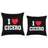 I Love Cicero Throw Pillow