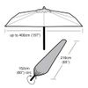 Large Parasol Cover Waterproof Polyethylene Green